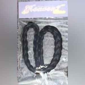 InsertNameHere INH Braid Band in Black Brown